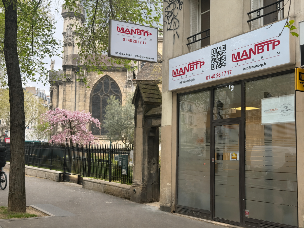ManBTP Intérim s'installe 66, boulevard de Magenta, à Paris